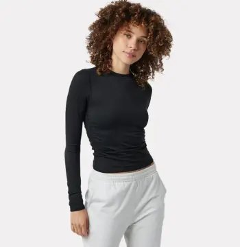 Round neck long sleeve tshirt for women